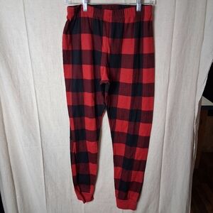 Place Large Red and Black Checkered Lounge Pants
